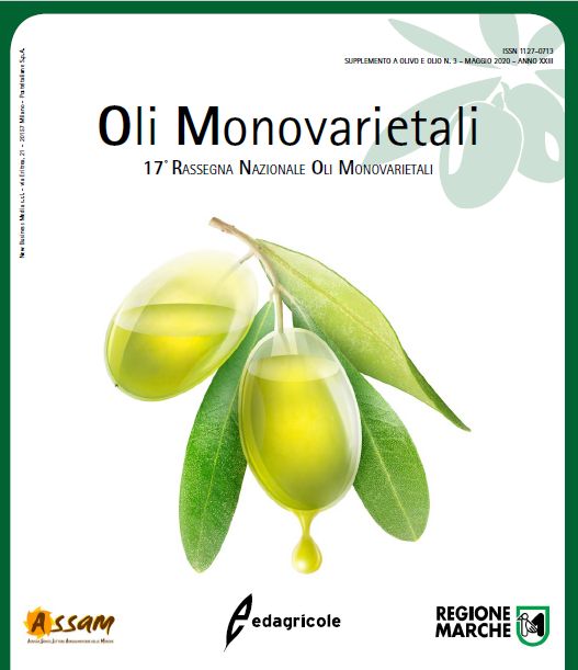 Pubblicato catalogo Oli Monovarietali 2020  e aggiornata la banca dati sul sito www.olimonovarietali.it
